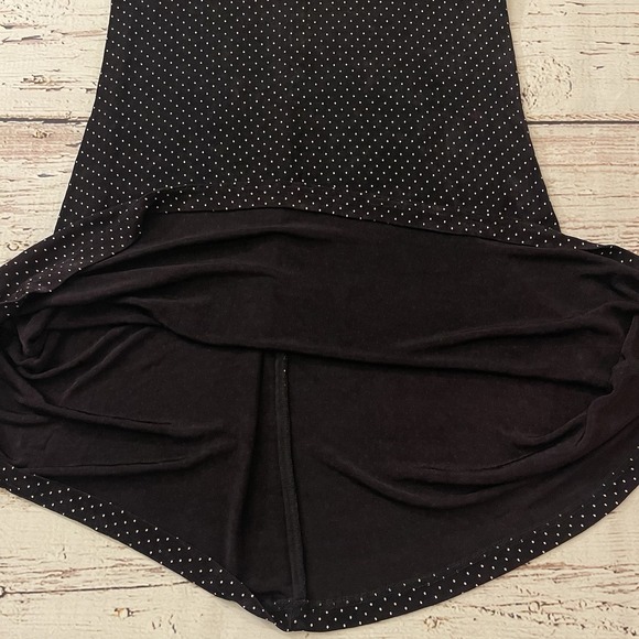 Vintage Ronni Nicole 90s Polka Dot Skater Dress Stretchy Women's Size 10  Summer - Picture 8 of 11